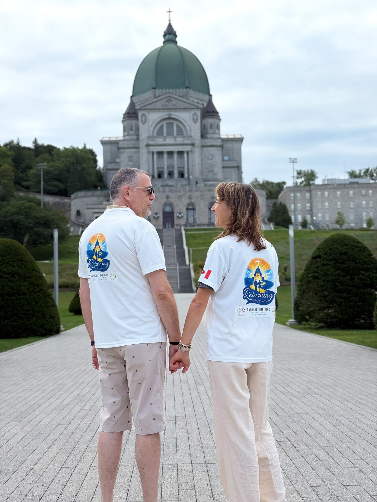 A couple at Saint Joseph’s Oratory, Montreal